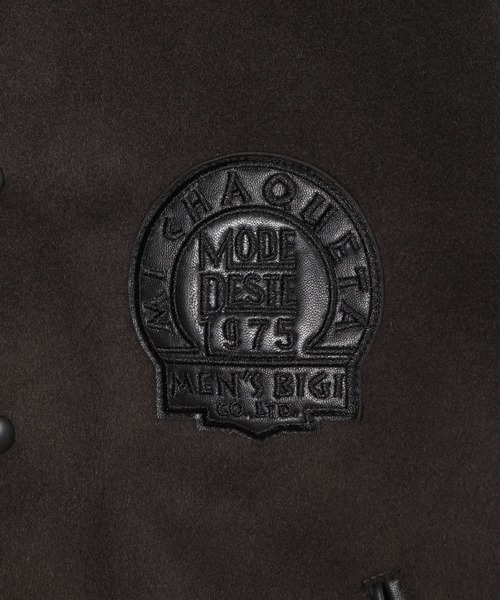 ブルゾン アウター 「50th Anniv . 中田 慎介」WOOL MELTON STADIUM JAMPER メンズの画像