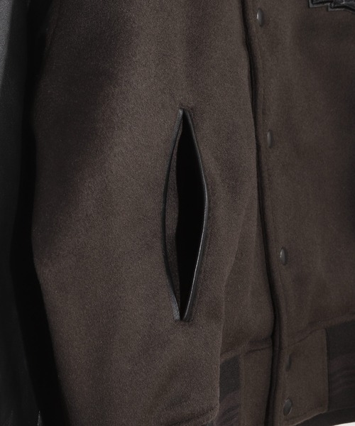 ブルゾン アウター 「50th Anniv . 中田 慎介」WOOL MELTON STADIUM JAMPER メンズの画像