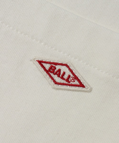 「BALL」 長袖Tシャツ LL オフホワイト メンズ