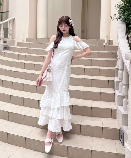 OLIVE des OLIVE ワンピース オリーブ デ オリーブ OLIVE des OLIVE 袖ボリュームワンピース