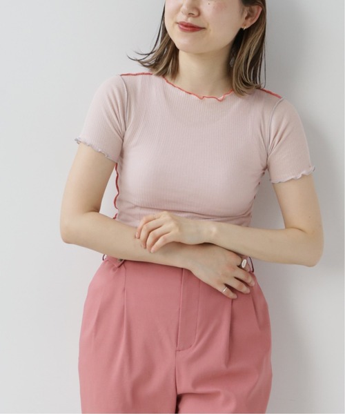 「BASERANGE」 半袖カットソー SMALL ブルー レディース_画像3