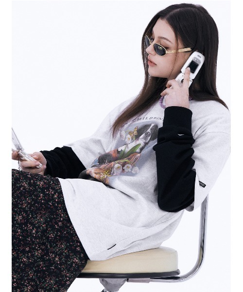 「SCULPTOR」 半袖Tシャツ MEDIUM ライトグレー レディース