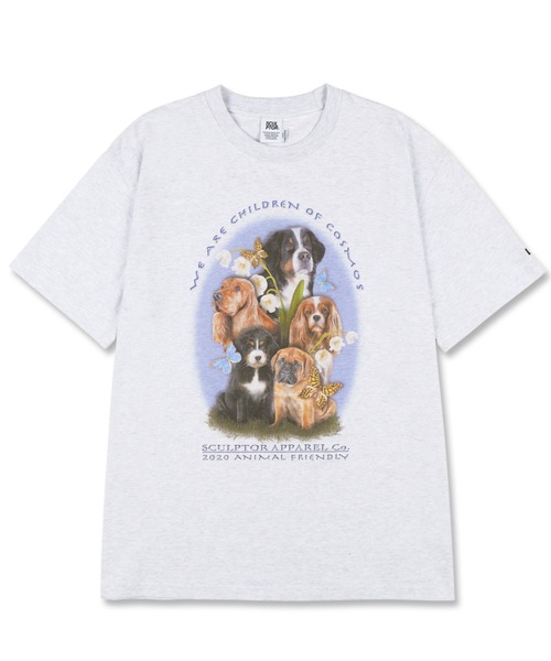 「SCULPTOR」 半袖Tシャツ MEDIUM ライトグレー レディース