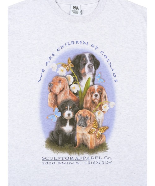 「SCULPTOR」 半袖Tシャツ MEDIUM ライトグレー レディース