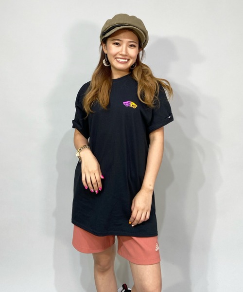 「VANS」 半袖Tシャツ S ブラック レディース