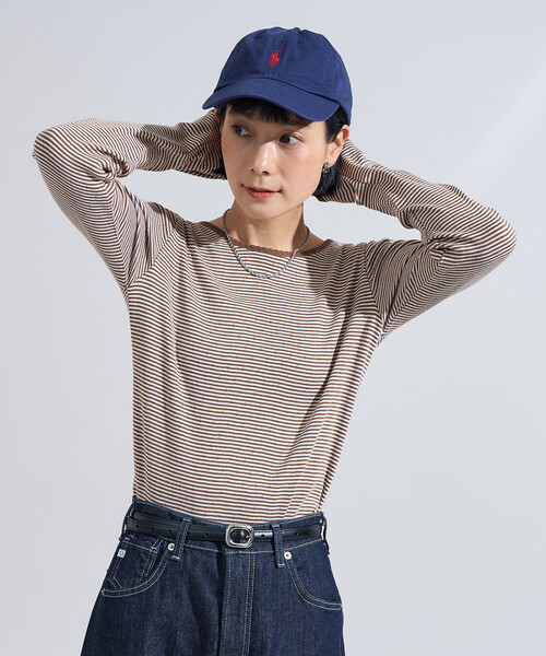 tシャツ シェルタック フライス ボーダーロンT レディース | FREAK'S STORE | 13