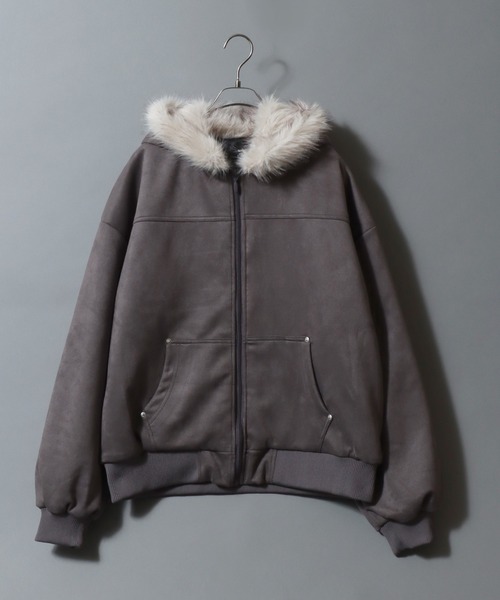 ANPAS（アンパス） ミリタリージャケット モッズコート Faux Suede