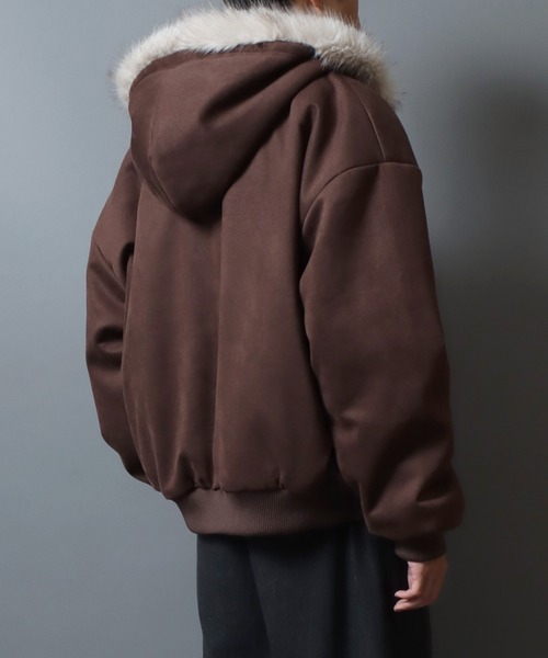 ANPAS（アンパス） ミリタリージャケット モッズコート Faux Suede