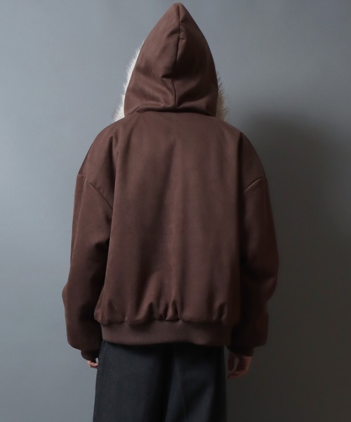 ANPAS（アンパス） ミリタリージャケット モッズコート Faux Suede