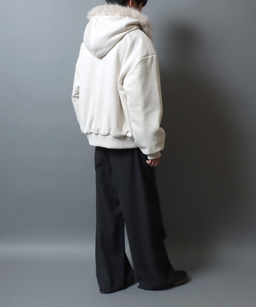 ANPAS（アンパス） ミリタリージャケット モッズコート Faux Suede