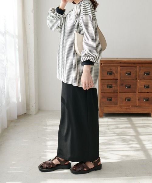 「DISCOAT」 長袖カットソー MEDIUM ピンク レディース