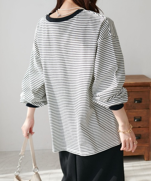 「DISCOAT」 長袖カットソー MEDIUM ピンク レディース