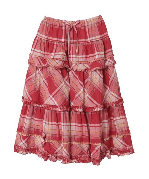 【美品】PINK HOUSE 膝下スカート【7/20まで】 ローンティアードスカート｜ピンクハウスオフィシャルオンライン