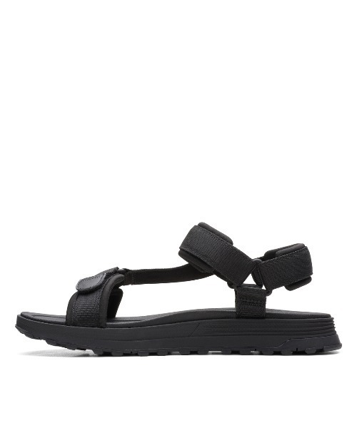 「Clarks」 サンダル UK9 ブラック メンズ_画像5