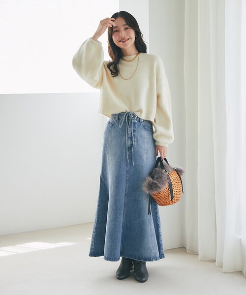 La boutique Bonbon（ラブティックボンボン） デニムスカート 「今すぐ
