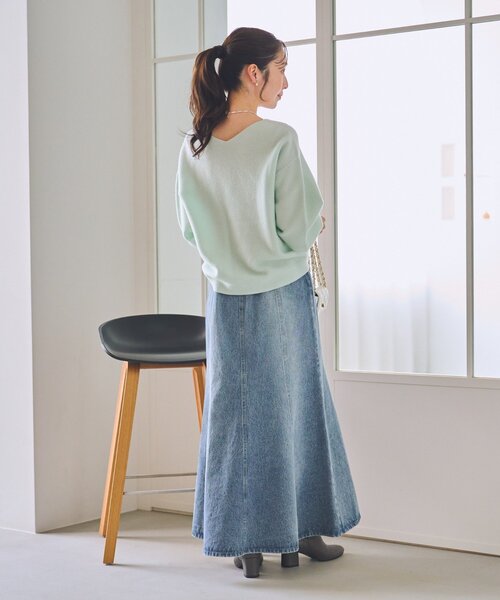 La boutique bonbon グレー デニムスカート 38新品タグ付 La boutique bonbon グレー デニムスカート 38新品タグ付