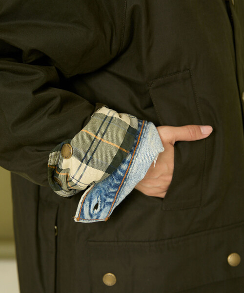 Barbour（バブアー） コート アウター 別注OS Beaufort ピーチスキン