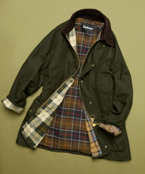 BARBOUR コート ハーフコート ON・OFFコートの最高は「バブアーの中間丈+しかも軽い」だ！｜雑誌