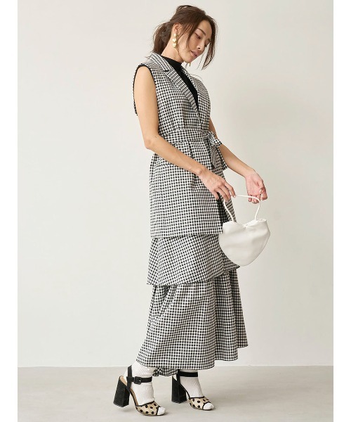 third magazineサードマガジン　mii プリントスカート mikomori（ミコモリ） スカート × THIRD MAGAZINE」COTTON SILK