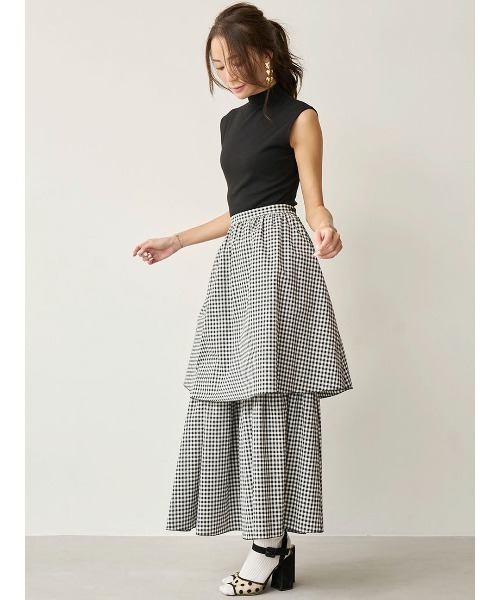 極美品　MORABITO シルク混 ロゴモノグラム柄 スカート mikomori（ミコモリ） ロング スカート × THIRD MAGAZINE」COTTON SILK
