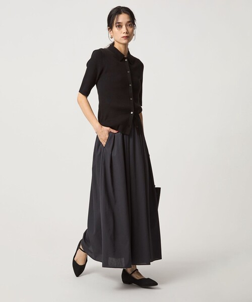 ニット セーター 「1_OF MINE」襟付き リブ 5分袖 ニット マシンウォッシャブル レディース | green label relaxing | 07