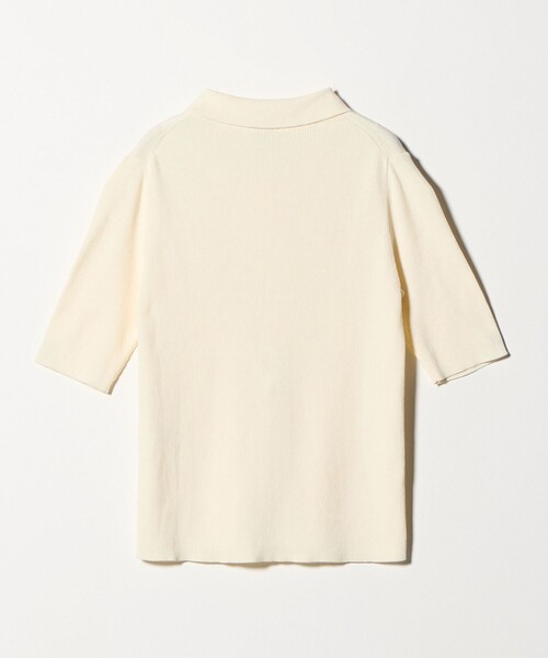 ニット セーター 「1_OF MINE」襟付き リブ 5分袖 ニット マシンウォッシャブル レディース | green label relaxing | 23