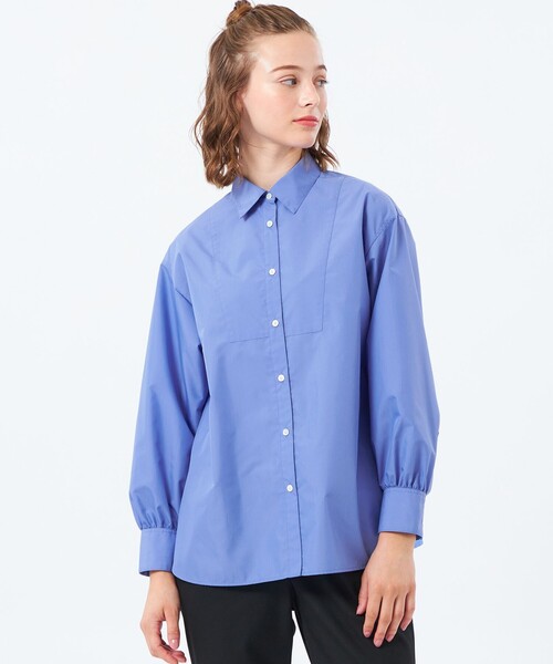 【値下げ】Macintosh philosophy 青色 長袖シャツ 6枚セット 長袖ボタンダウンシャツ 無地/チェック(トップス)｜MACKINTOSH