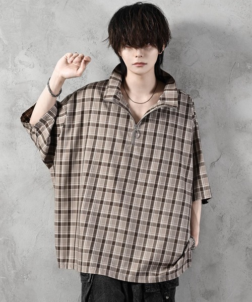 「ADRER」 半袖シャツ MEDIUM グレー メンズ_画像2