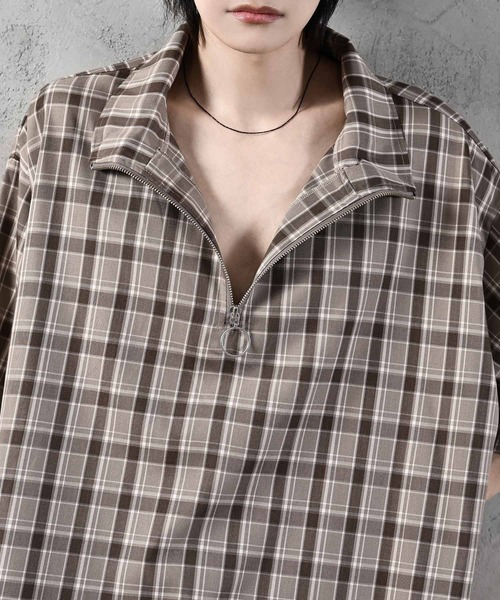 「ADRER」 半袖シャツ MEDIUM グレー メンズ_画像6