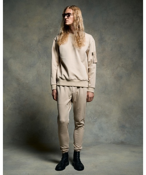 wjk スウェットパンツ ジャージ basic rib sweat pants メンズ