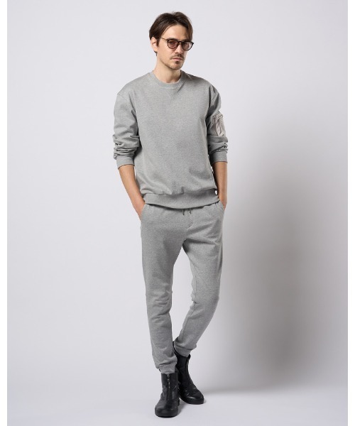 wjk スウェットパンツ ジャージ basic rib sweat pants メンズ