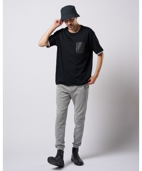 wjk スウェットパンツ ジャージ basic rib sweat pants メンズ