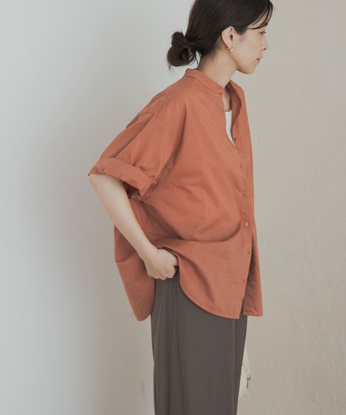 「URBAN RESEARCH DOORS」 半袖ブラウス MEDIUM グレー レディース_画像3
