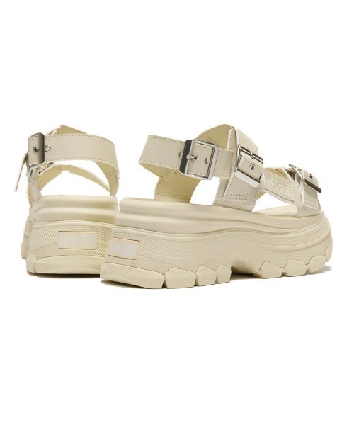 「CONVERSE」 フラットサンダル 22cm ブラック レディース_1