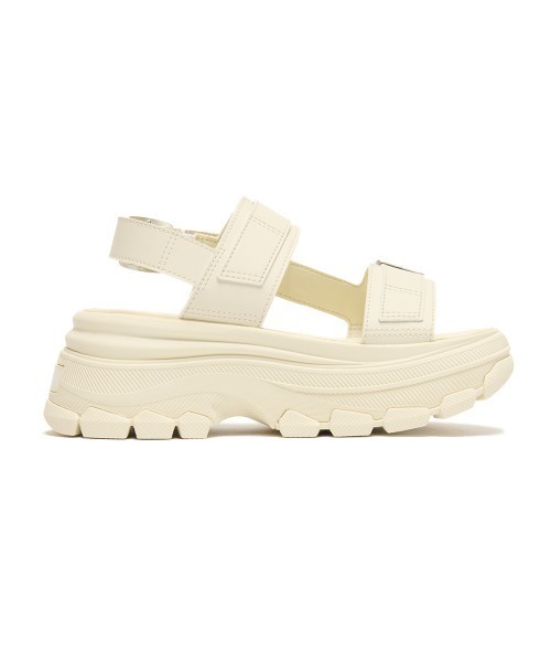 「CONVERSE」 フラットサンダル 22cm ブラック レディース_3