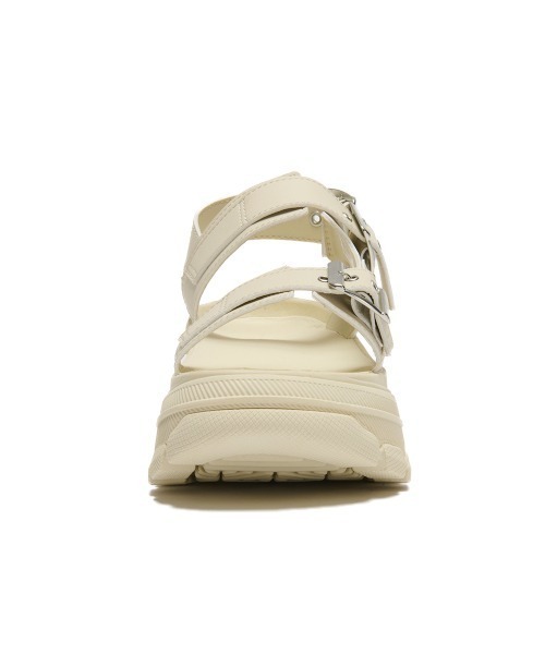 「CONVERSE」 フラットサンダル 22cm ブラック レディース_6