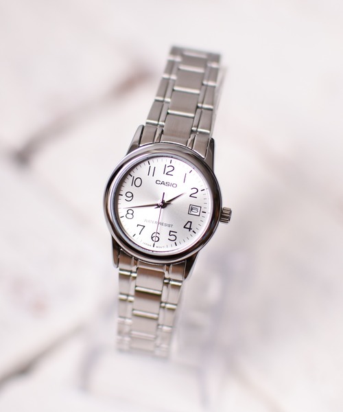 チープカシオ 腕時計 「RES」「CASIO（カシオ）」クラシックドレス　カラーフェイス レディースの画像
