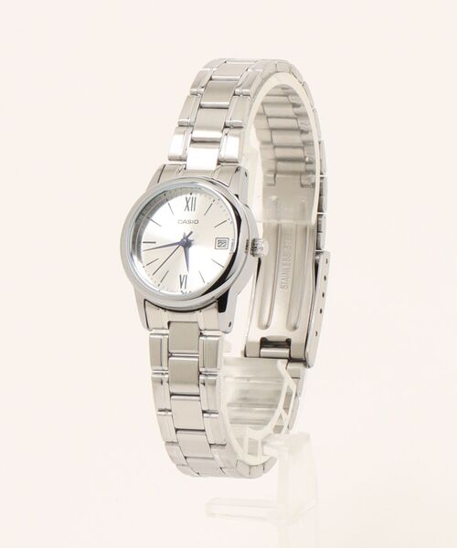 チープカシオ 腕時計 「RES」「CASIO（カシオ）」クラシックドレス　カラーフェイス レディースの画像