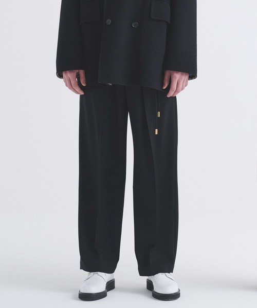 CULLNI（クルニ） スラックス CULLNI for DAKS LONDON Tuck Drawstring