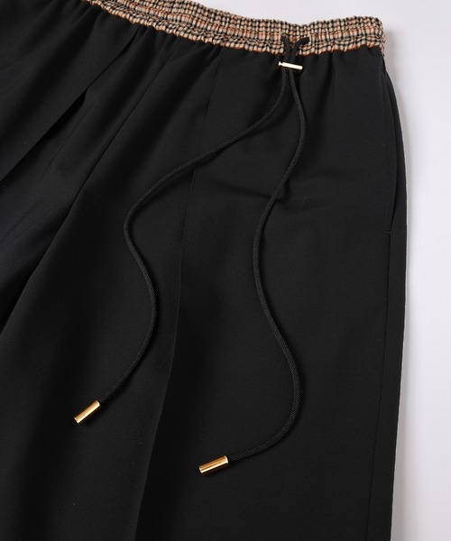 CULLNI（クルニ） スラックス CULLNI for DAKS LONDON Tuck Drawstring