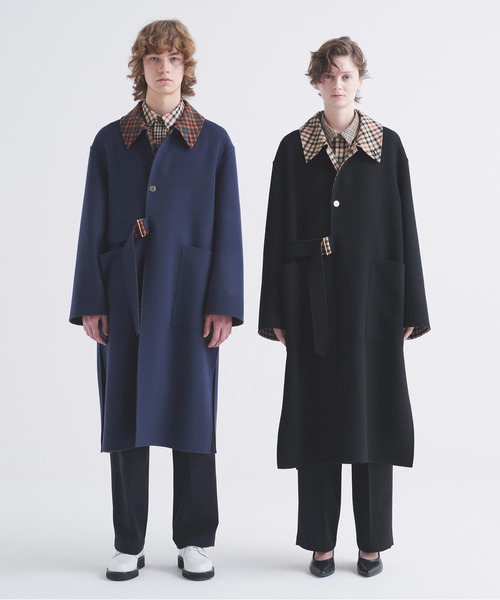 ワイドパンツ スラックス CULLNI for DAKS LONDON Tuck Drawstring Wide Pants メンズ レディースの画像