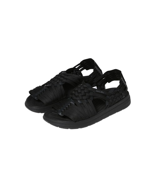 「MALIBU SANDALS」 サンダル 23cm ブラック メンズ_画像5