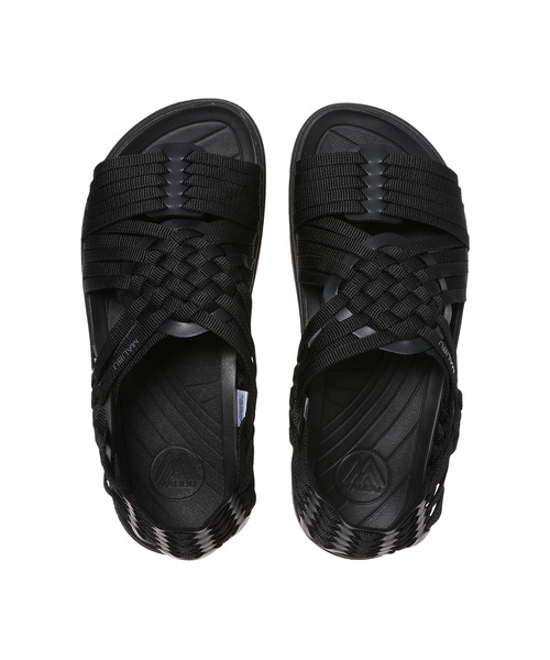 「MALIBU SANDALS」 サンダル 23cm ブラック メンズ_画像8