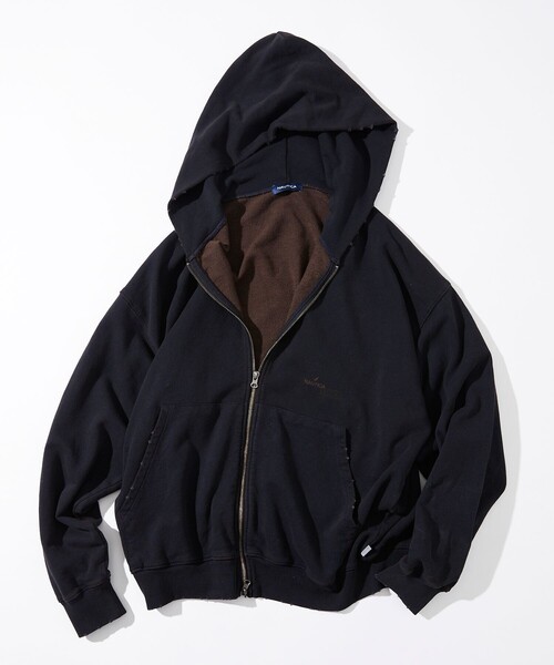 NAUTICA（ノーティカ） ジップアップパーカー LARGE ブラウン メンズ