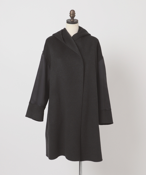 FRAMeWORK コート アウター 「追加」SUPER160'sフーディショートコート