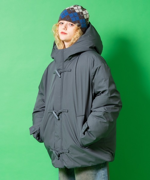 ダウンジャケット ダウン a.p.o.v. リップストップオーバーサイズ 
