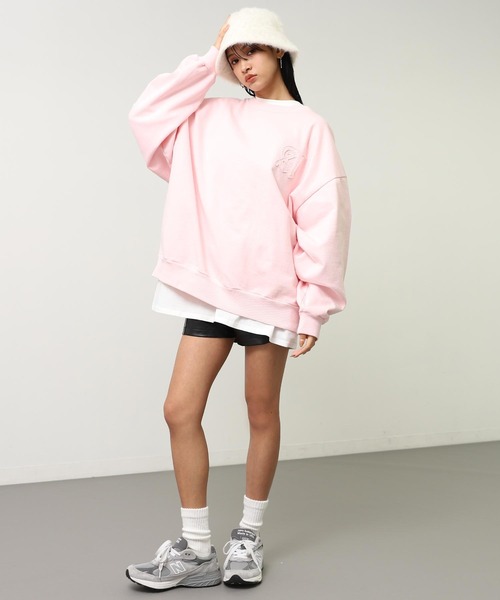 ANAP（アナップ） トレーナー スウェット ワッペン ロゴ