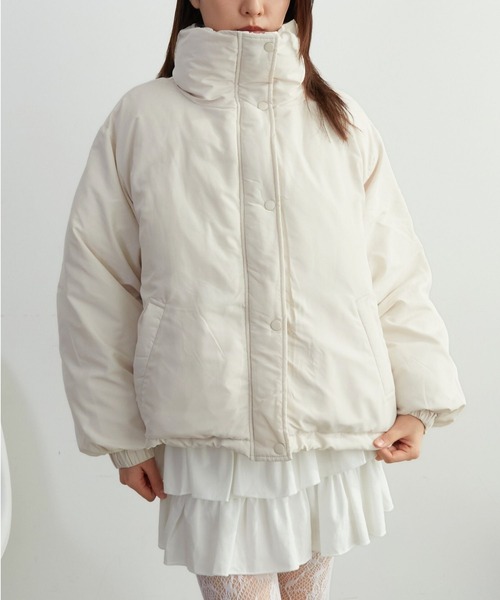 ALMO ダウンコート ダウンジャケット 「TUNE」袖ボリュームショート