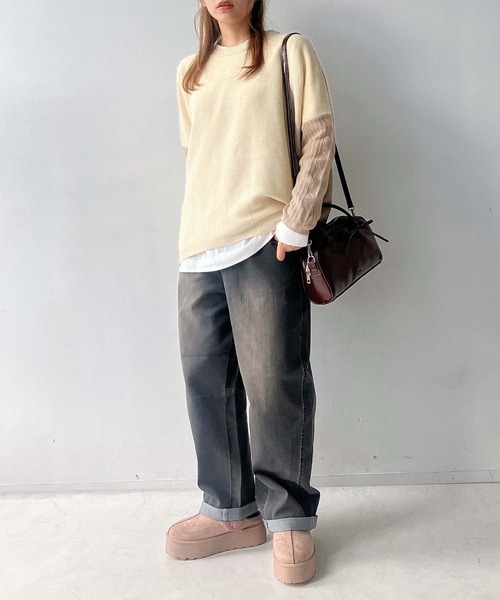 「AS KNOW AS plus」 デニムパンツ FREE ブルー レディース_画像8
