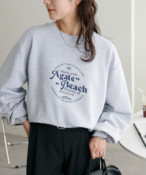 [DISCOAT] тренировочный cut and sewn MEDIUM серый женский 